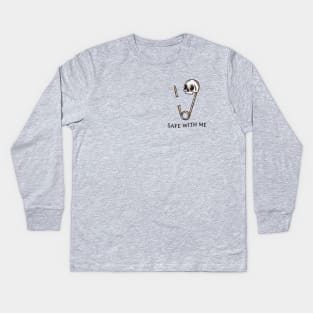 Safe With Me Kids Long Sleeve T-Shirt